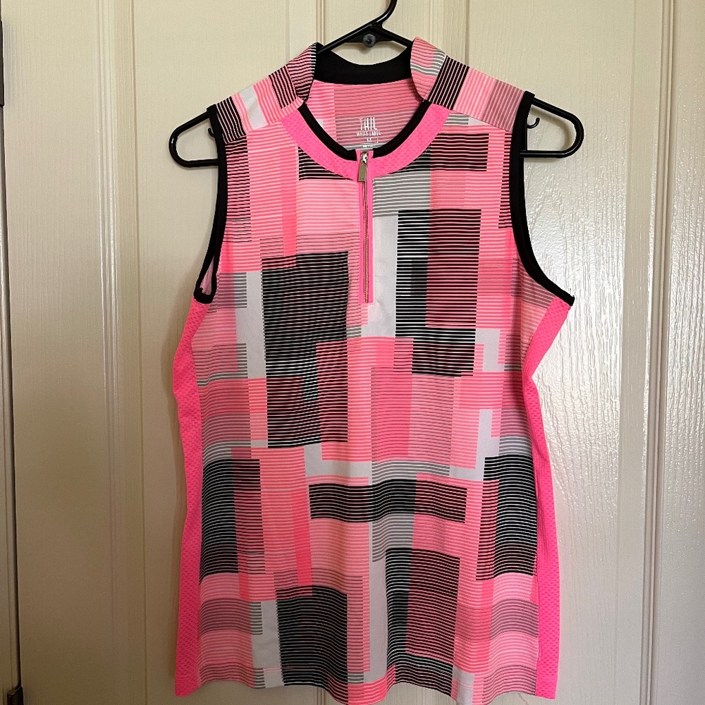 Tail White Label Sleeveless Golf Shirt Medium